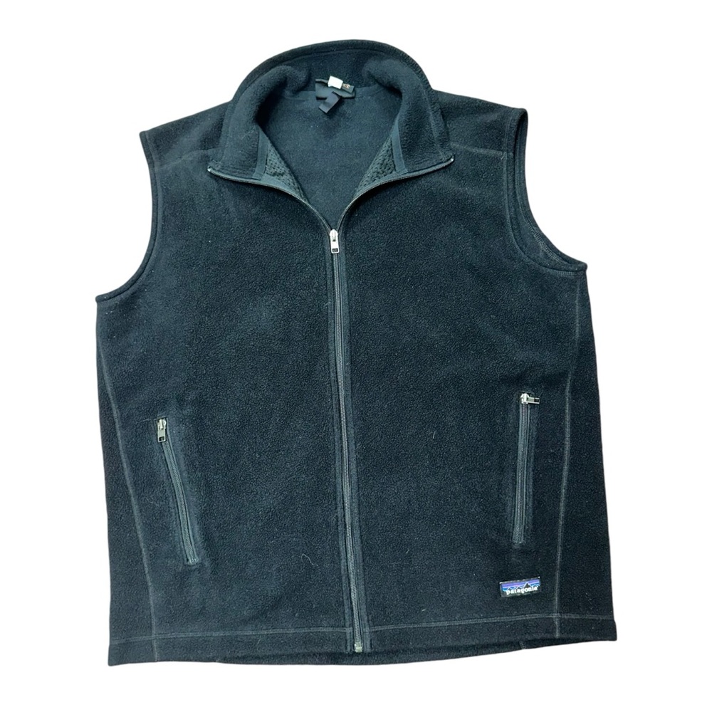 PATAGONIA  Synchilla Fleece Vest Waistcoat Jacket Recycled Material Black XL